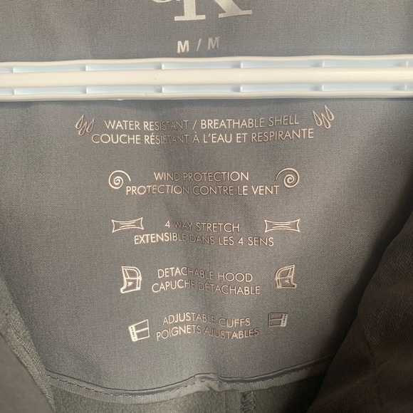 CK Gray Hooded Jacket light jacket spring jacket - Picture 2 of 6